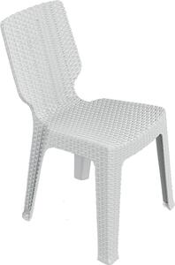 KETER Sedia per Esterni in Resina Dimensioni 54x38x82 cm colore Bianco