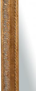 Specchiera da terra L43xPR4xH178 cm finitura oro anticato