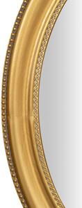Specchio Specchiera da parete e appendere verticale/orizzontale L64xPR4xH84 cm finitura foglia oro anticato