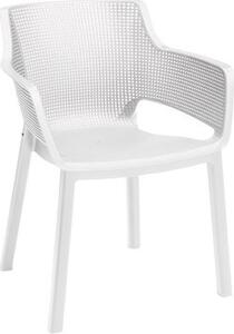 KETER Sedia per Esterni in Resina Dimensioni 57x62x79 cm colore Bianco - Elisa