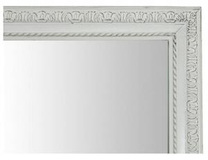 Specchio Specchiera da parete e appendere verticale/orizzontale L72xPR4xH180 cm finitura bianca anticata