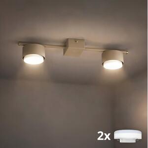 Brilagi - Faretto LED MONO 2xGX53/13W/230V beige
