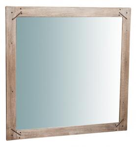Specchio da parete in legno massello RUSTICO QUADRATO