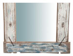 Specchio da parete in legno massello L65,5xPR3,5xH86 cm