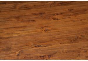 Tavolo Country allungabile legno massello di tiglio finitura noce. Made in Italy