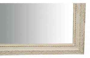 Specchio Specchiera da parete e appendere verticale/orizzontale L72xPR4xH180 cm finitura bianco anticato