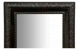 Specchio Specchiera da parete e appendere verticale/orizzontale L35xPR4xH82 cm finitura nero lucido