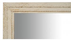 Specchio Specchiera da parete e appendere verticale/orizzontale L72xPR4xH180 cm finitura bianco anticato