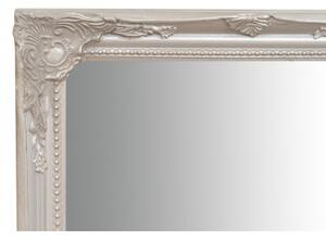 Specchio Specchiera da parete e appendere verticale/orizzontale L35xPR4xH82 cm finitura argento anticato