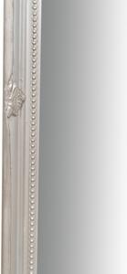 Specchio Specchiera da parete e appendere verticale/orizzontale L35xPR4xH82 cm finitura argento anticato