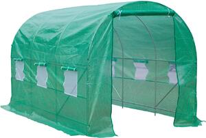 VivaGarden Serra con Tetto Arrotondato In Pe 3.5x2x2 mt - 859VG14