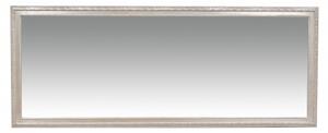 Specchio Specchiera da parete e appendere verticale/orizzontale L72xPR4xH180 cm finitura foglia argento anticato