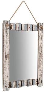 Specchio da parete in legno massello L64XPR3XH42 CM