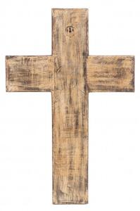 Croce in Legno, Decorazione da Parete con rifiniture in rilievo