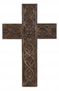 Croce in Legno, Decorazione da Parete con rifiniture in rilievo
