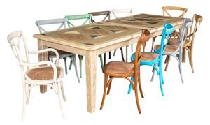 Tavolo in legno massello rettangolare