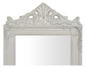 Specchio da parete finitura bianco anticato