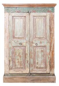 Stipo Armadio in legno massiccio con porta antica