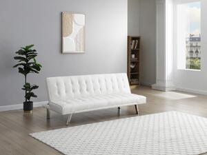 Divano letto clic clac in similpelle Bianco - GUILLAUME