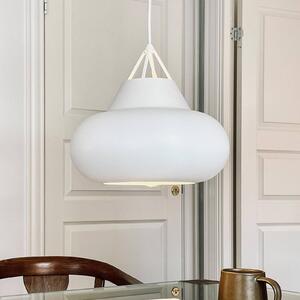 Lampada a sospensione Dyberg Larsen Polo, bianco, Ø 29 cm, metallo