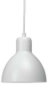 Lampada a sospensione Dyberg Larsen Skagen, bianco, Ø 16 cm, metallo