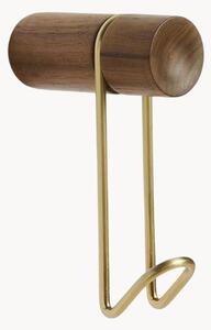 Set di 2 ganci appendiabiti in legno di noce Around
