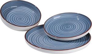Amicasa Servizio Piatti 18 Pezzi colore Azzurro Art 24 Vertigo - SPT685VA