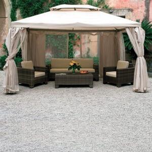Giardini del Re Set 10 Anelli Scorrevoli per Teli Laterali Gazebo 3x4 mt Sahara