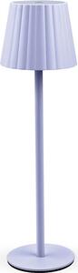DecHome Set 12 Lampade da Tavolo LED Ricaricabile Potenza 3.2 Watt colore Lilla - 212590 Aurora