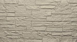 Divina Home Set 12 pz Pannello Decorativo Effetto Pietra Mattoni 3D 8,6 mt2 Rivestimento Murale in PU 120x60x2,5 colore Greige Tortora - DH104795