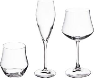 Casa Collection Set 18 Pezzi Ego 12Calici e 6 Bicchieri -Rcr - 41110