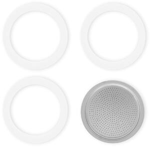 Bialetti Set 2 Guarnizioni con Piastra 10 Tazze - 0800413
