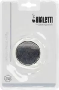 Bialetti Set 2 Guarnizioni con Piastra 6 Tazze Gomma Acciaio Inox - 800412
