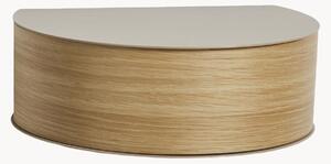 Set di 2 comodini da parete in legno con cassetto Wallie