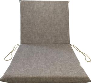 VivaGarden Set 4 Cuscini Garden con Schienale Basso 5h.x90x50 cm 4 Pezzi colore Grigio - SCBASSOGRIGIO