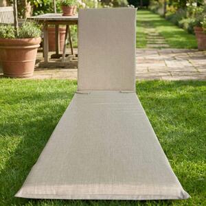 VivaGarden Set 4 Cuscini per Sdraio da Giardino Garden C/P H 5 180 x 50 cm colore Ecru' - SDRAIOECRU