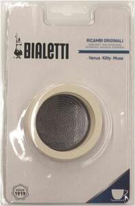 Bialetti Set 3 Guarnizioni con Piastra 4 Tazze Venus.Kitty.Musa Gomma Alluminio - 0800401