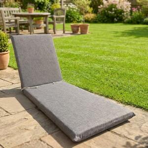 VivaGarden Set 4 Cuscini per Sdraio da Giardino Garden H 4,5 180 x 60 cm colore Grigio - LET180GRIGIO