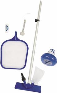 Bestway set accessori 5 pezzi mantenimento pulizia per piscine 58195