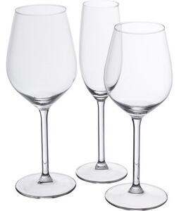 DecHome Set Calici da 18 Pezzi in Vetro Vignoble per Vini - 35261