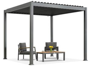 Pergola da terrazzo autoportante Lagos 3x3 Garden Point antracite