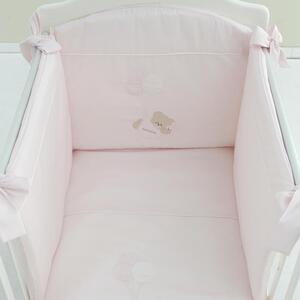 NANAN Set Piumone e Paracolpi per Lettino colore Rosa - Palloncino