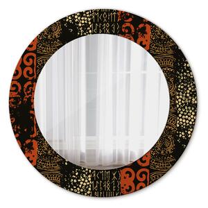 Specchio rotondo stampato Grunge pattern astratto fi 50 cm