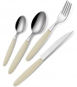 DecHome Set Posate 24 Pezzi colore Avorio - BARF24LIG614