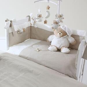 NANAN Set Piumone e Paracolpi per Lettino Mini Me e Co-Sleeping colore Beige - Tato