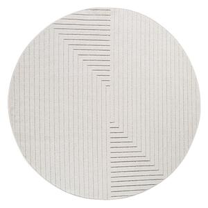 Tappeto da interno/esterno rotondo color crema ø 120 cm Nova 1202 – Ayyildiz Carpets