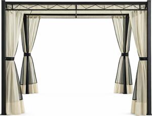Amicasa Set Tende per Gazebo Oregon 3x4 mt