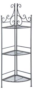 Portafiori angolare pieghevole in metallo nero - Esschert Design