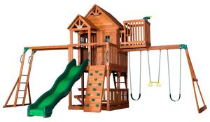 Grande parco giochi per bambini Skyfort II cedro