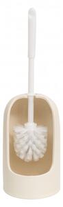 Portascopino porcellana bianca decorata "Powder Soap"